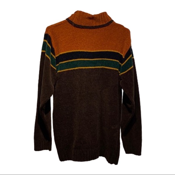 Vintage Grandpa Knit Sweater Autumn Colours - Picture 2 of 6